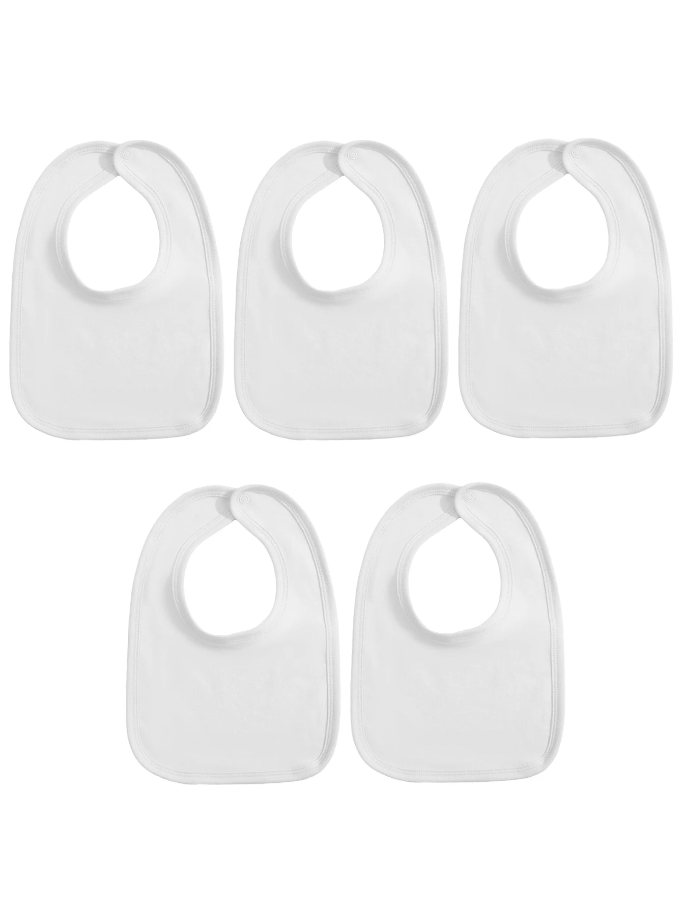 5Pcs Baby Bibs Burp Clothes Cotton Newborn Bibs for Girls Boys Baby Stuff Infant Accessories Toddler Saliva Towels Baby Care