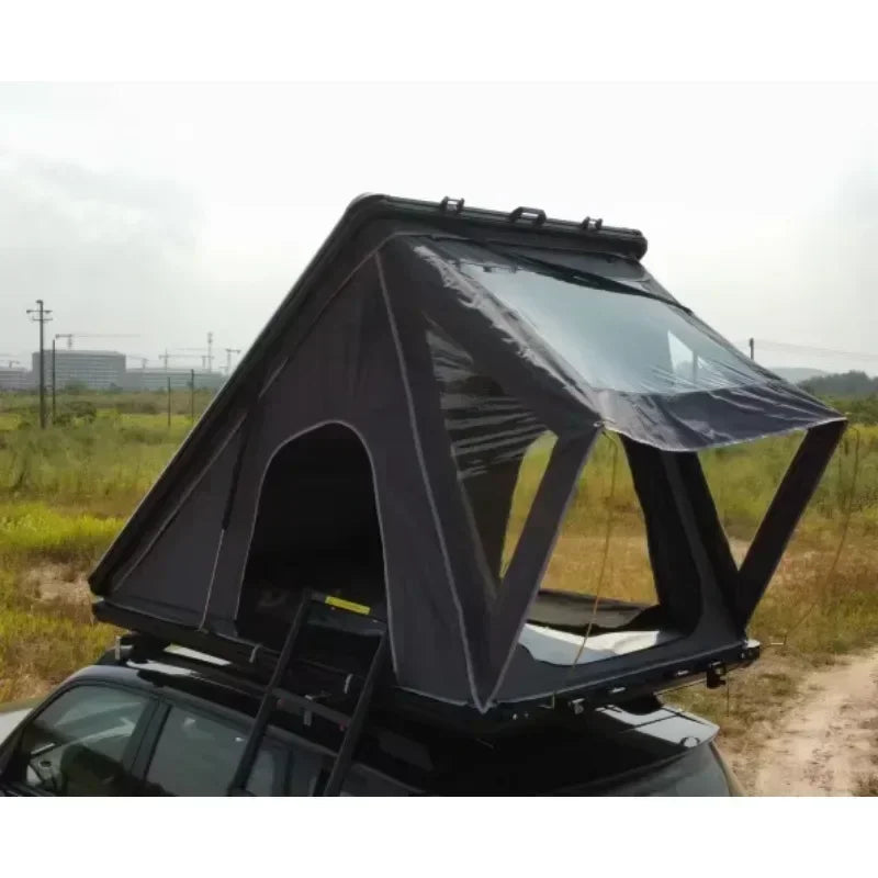 High Quality Custom Hard Shell Roof Top Tent Camper For Car Suv Aluminium Triangle Hard Shell Roof Top Tent