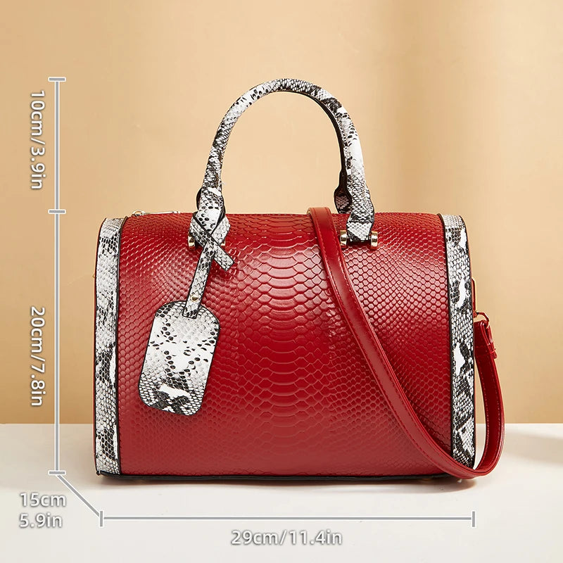 Women's Bag 2025 Fashion New Bag Large Capacity Bag Fashion Tote Bag Travel Shopping Leisure Commuting Bag Can Be Hand-Held Hand