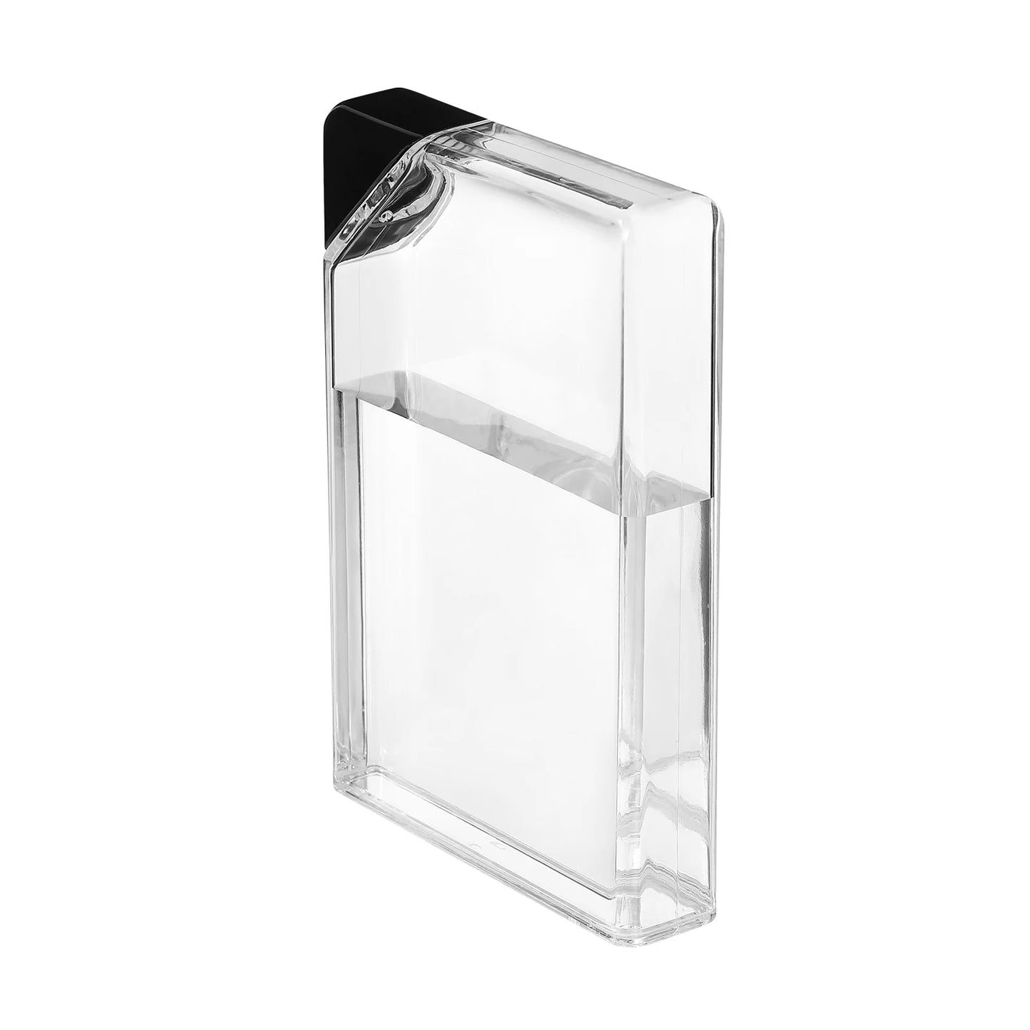 Water Bottle Flat Bottles Kettle Camping Fitness Drinking Gym Square Slim Purse Travel Outdoor Transparent Flat Water Bottle