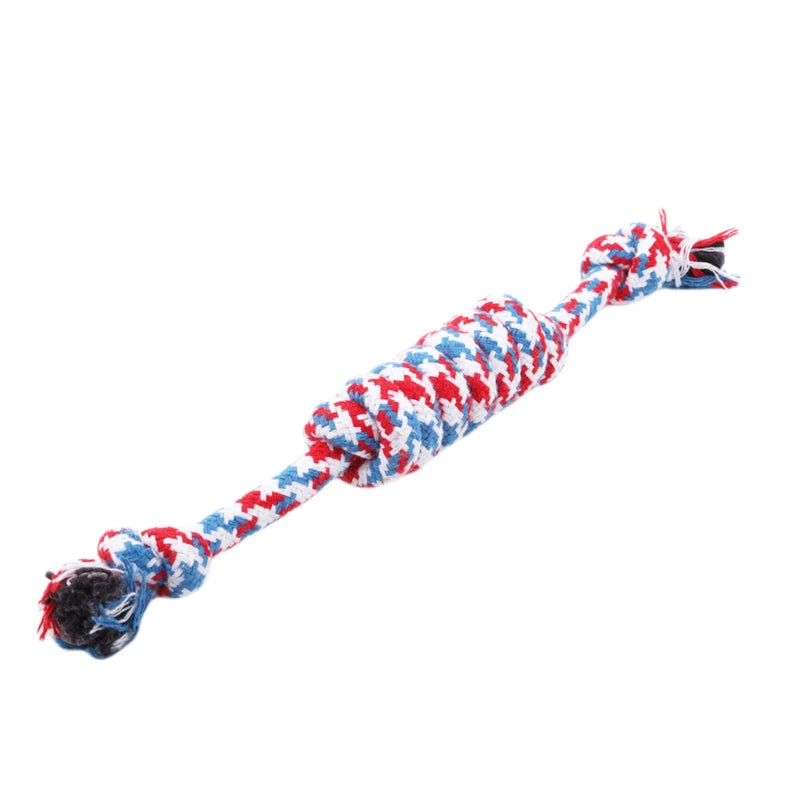 Cotton Rope Dog Toy Interactive Dog Play Bite Pet Supplies Puppy Small Medium Large toys for Dogs Chew Toy Rope Pets Accessories