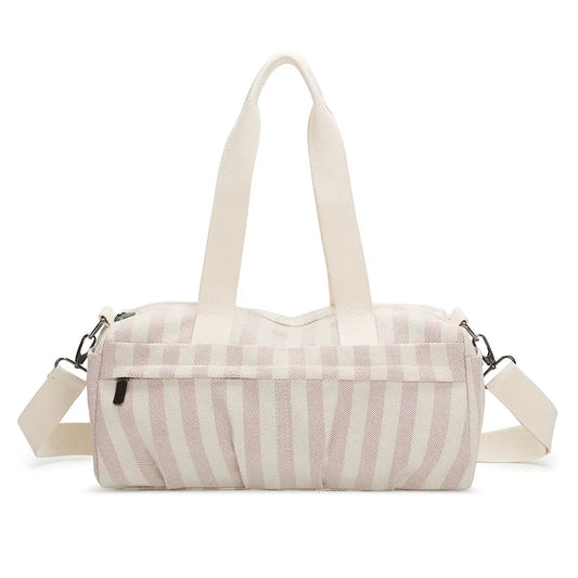 Women's Handbag Fashionable  Lightweight Women's Canvas  Bags with Checked Fabric Large Capacity for Single Shoulder Bag