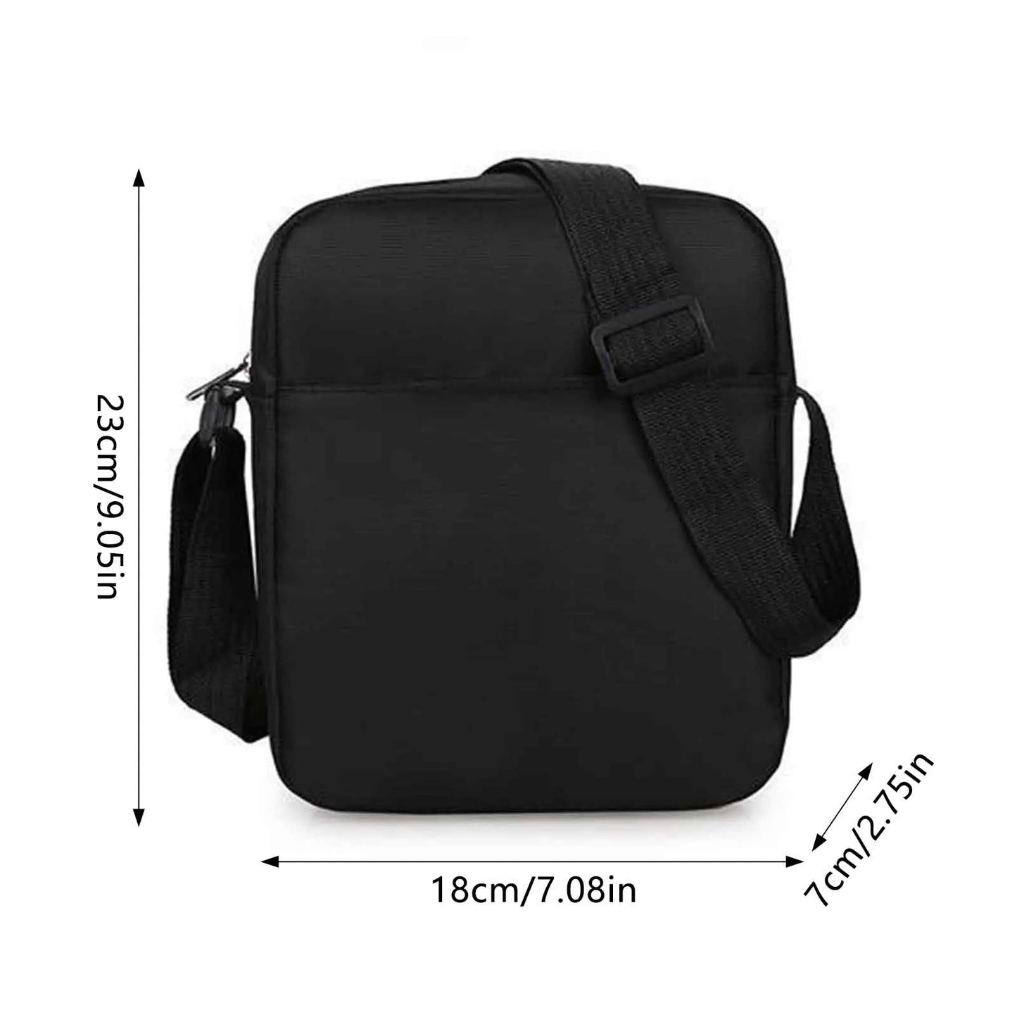 Casual Shoulder Bag for Men Bag Capacity Lightweight Material Side Sling Bag Suitable for Friend Family Neighbors Gift