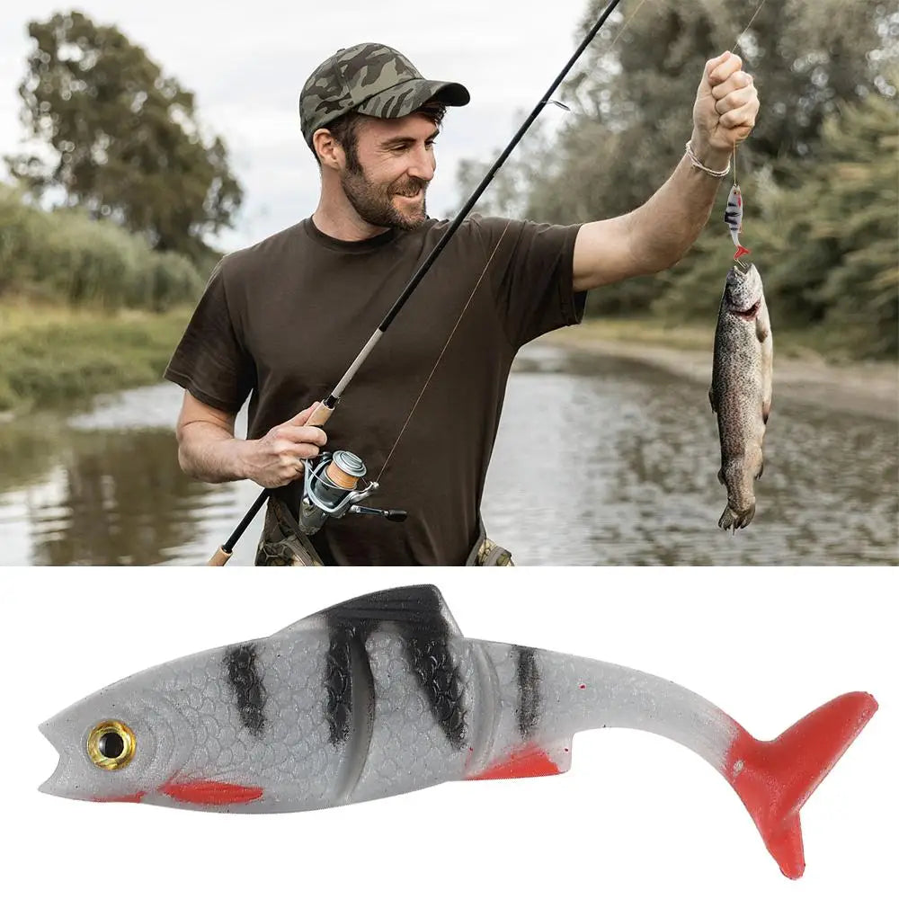 1pcs Fishing Lures Life like Bass Fishing Lure Swim Bait Unique Articulated Swim Baits Flexible Fishing Accessories