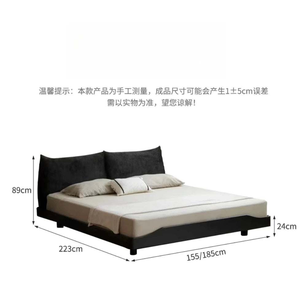 King Size Bed European Organizer Kids Storage Space Upholstery Bed Nightstands Sleeping Camas De Dormitorio Home Furniture