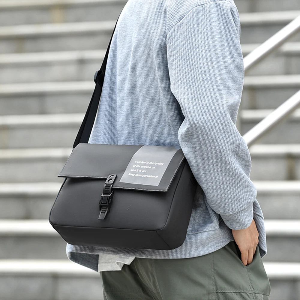 Men's Crossbody Bag, Casual Trend Shoulder Bag, Large Capacity Mailman Bag, Crossbody Functional Bag, Shoulder Backpack