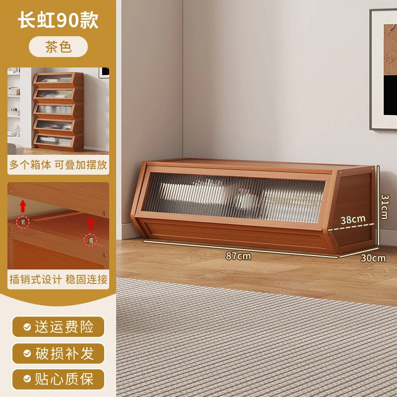 Bookshelf Floor Rack Integrated Wall Storage Bookcase Storage Cabinet Student Home Simple Cabinet