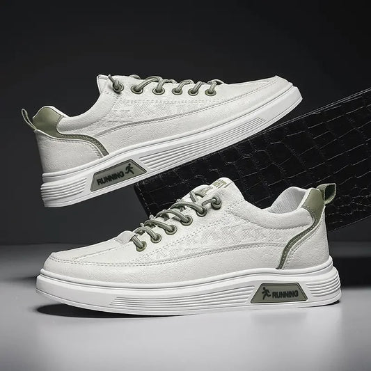 Sneakers for Men Casual Leather Non-slip Wear-resistant Walking Shoes Fashion Comfortable Flats Original Men Shoes