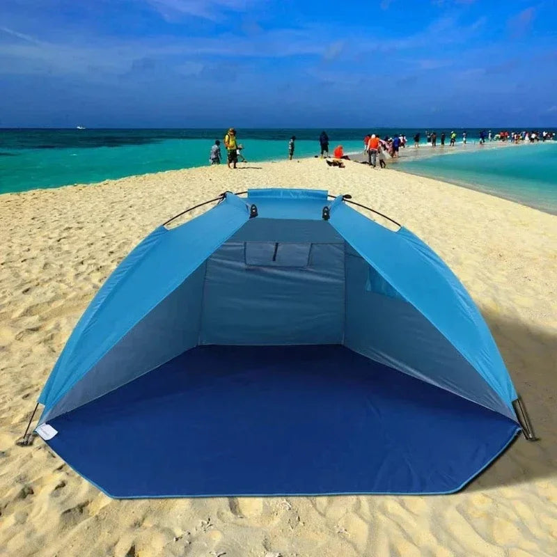 NEW Outdoor Portable Beach Sunshade Tent Fishing Trip Camping Tent Rain Proof Sun Proof and Space Saving for Convenient Storage