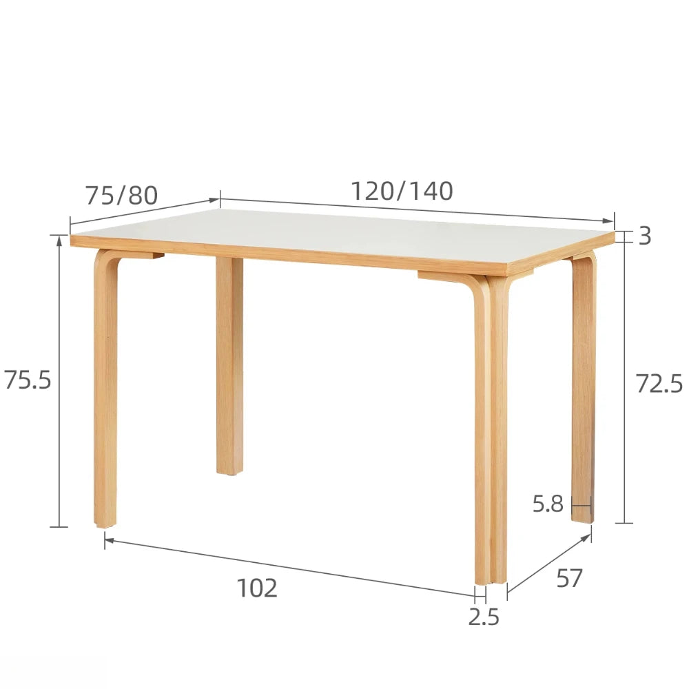 Modern Square Dining Table Minimalist Style Nordic Computer Dining Table Waterproof Relaxing Tavolo Pranzo Home Furniture