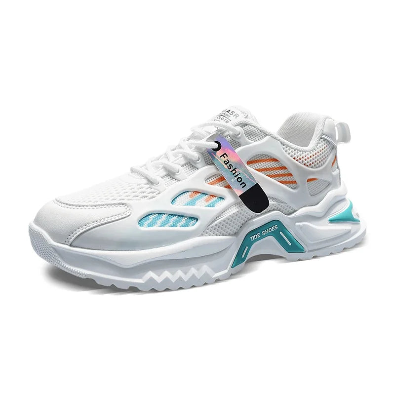 Men's Shoes Summer Low-top Leisure Comfortable Breathable Light Outdoor Jogging Walking Tennis Shoes Tenis Masculino