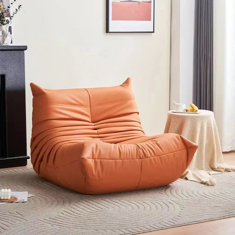 Cream wind original caterpillar sofa bedroom living room reclining sleeping lazy sofa recliner sofa set living room furniture