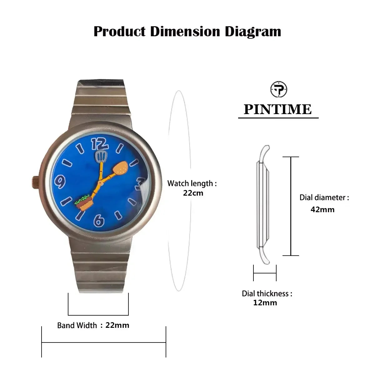 Men's Watch Simple Design Original Creative Cartoon Waterproof Couple Watch For Men Women Fashion Quartz Wristwatch Gift