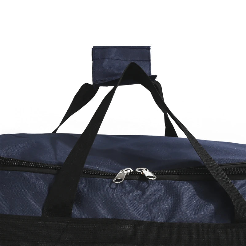 Large capacity travel luggage bag - multiple pockets, sports and fitness bag, zipper closure, one bag for outdoor travel