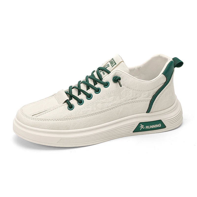 Sneakers for Men Casual Leather Non-slip Wear-resistant Walking Shoes Fashion Comfortable Flats Original Men Shoes