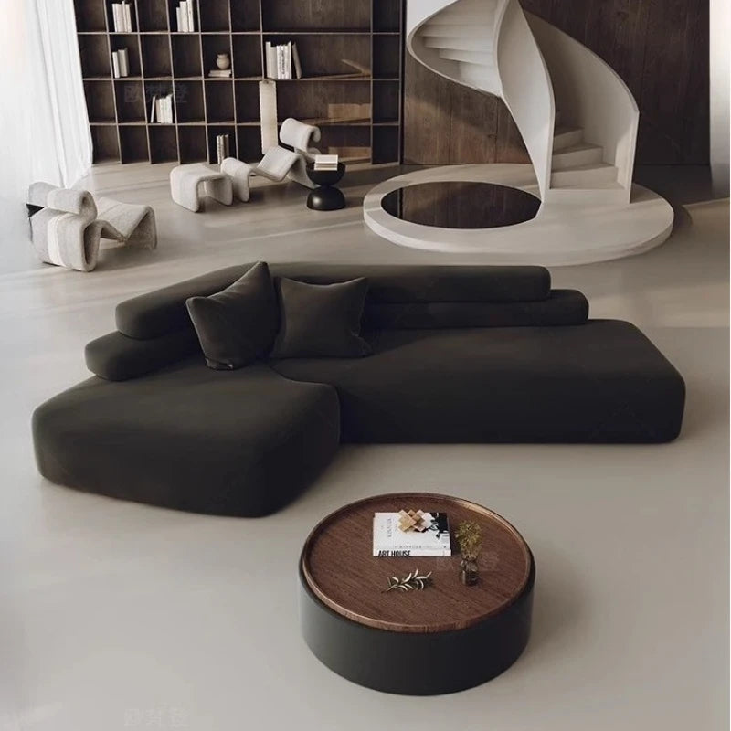 Lounge Modern Living Room Sofas Children Curved Outdoor Gaming Sofas Luxury Designer Hallway Office Wood Divano Home Furniture