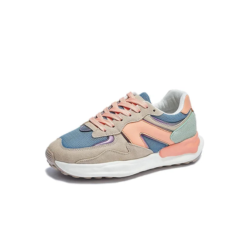 Women's Sports Shoes Casual Shoes Fashionable Women's Soft Flat Shoes Breathable and Shock-absorbing Lightweight Easy To Run