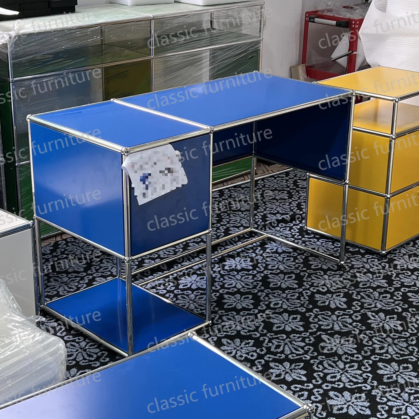 Modular Module Furniture Customized Metal Stainless Steel Cabinet  Storage  Sideboard Shelf DIY Living Room