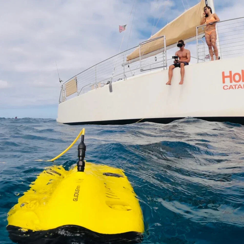 4K Underwater Drone with Robotic Arm Ai Vision Lock 360 Omnidirectional Movement 100m Diving Underwater Rov Kit  Equipment