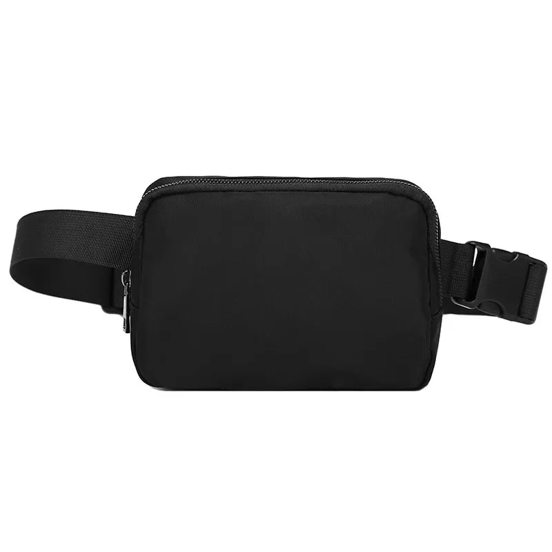 Men Chest Bag Small Fashion Male Shoulder Crossbody Bags Sling Phone Bag for Man 2025 Nylon Sports Student Body Rig Black Travel