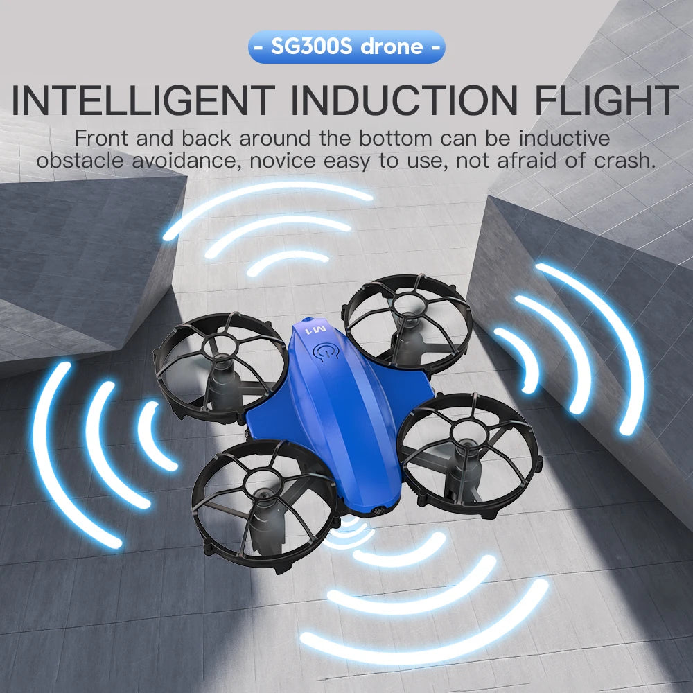 LED 360 ° obstacle avoidance tumbling drone SG300S high lift headless mode remote control aircraft one key take-off drone