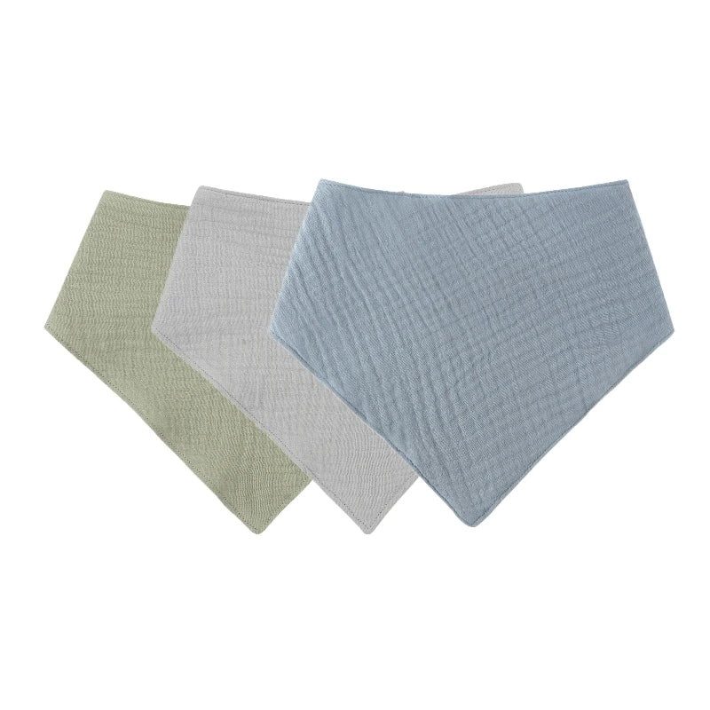 3PCS/5PCS Muslin Bibs Baby Face Towel Wash Cloth Drooling Bibs Toddlers Neck Scarf Baby Stuff Dropshipping