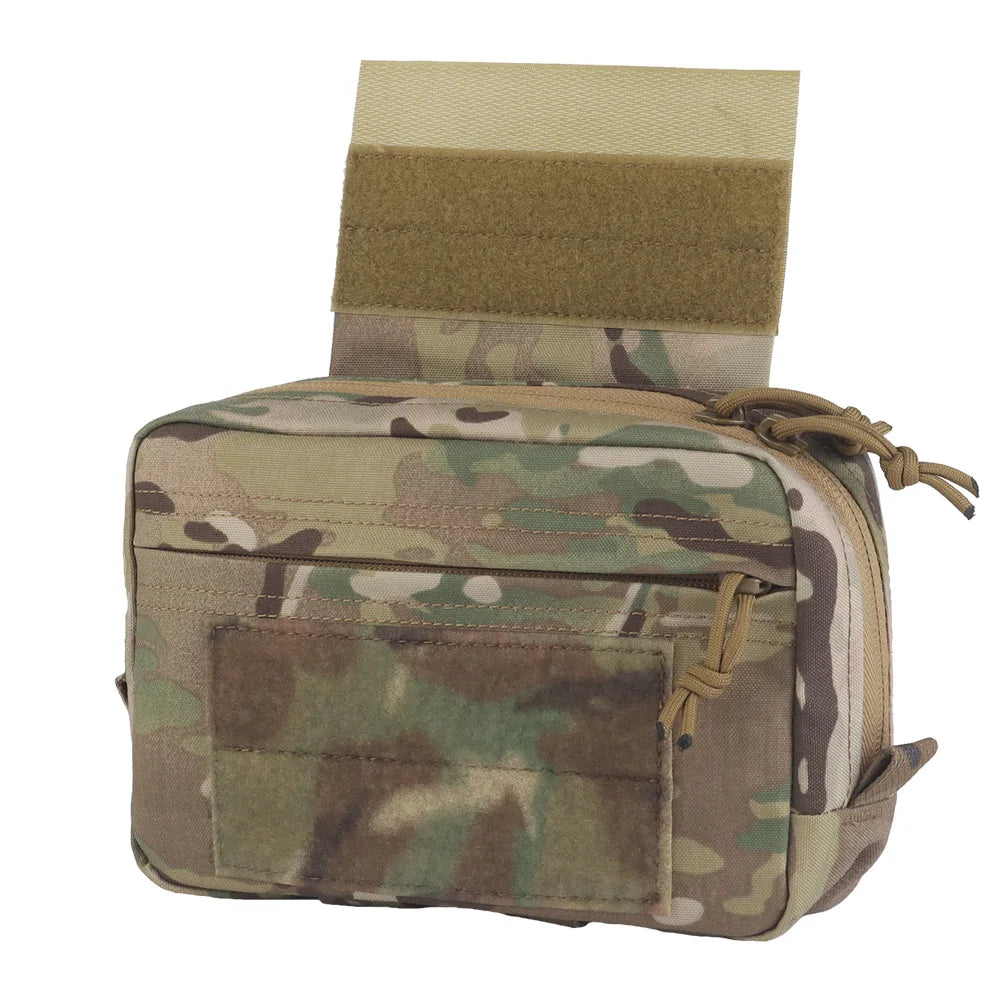 Hunting vest secondary hanging bag, back chest hanging, expansion accessory bag, multi-functional bag