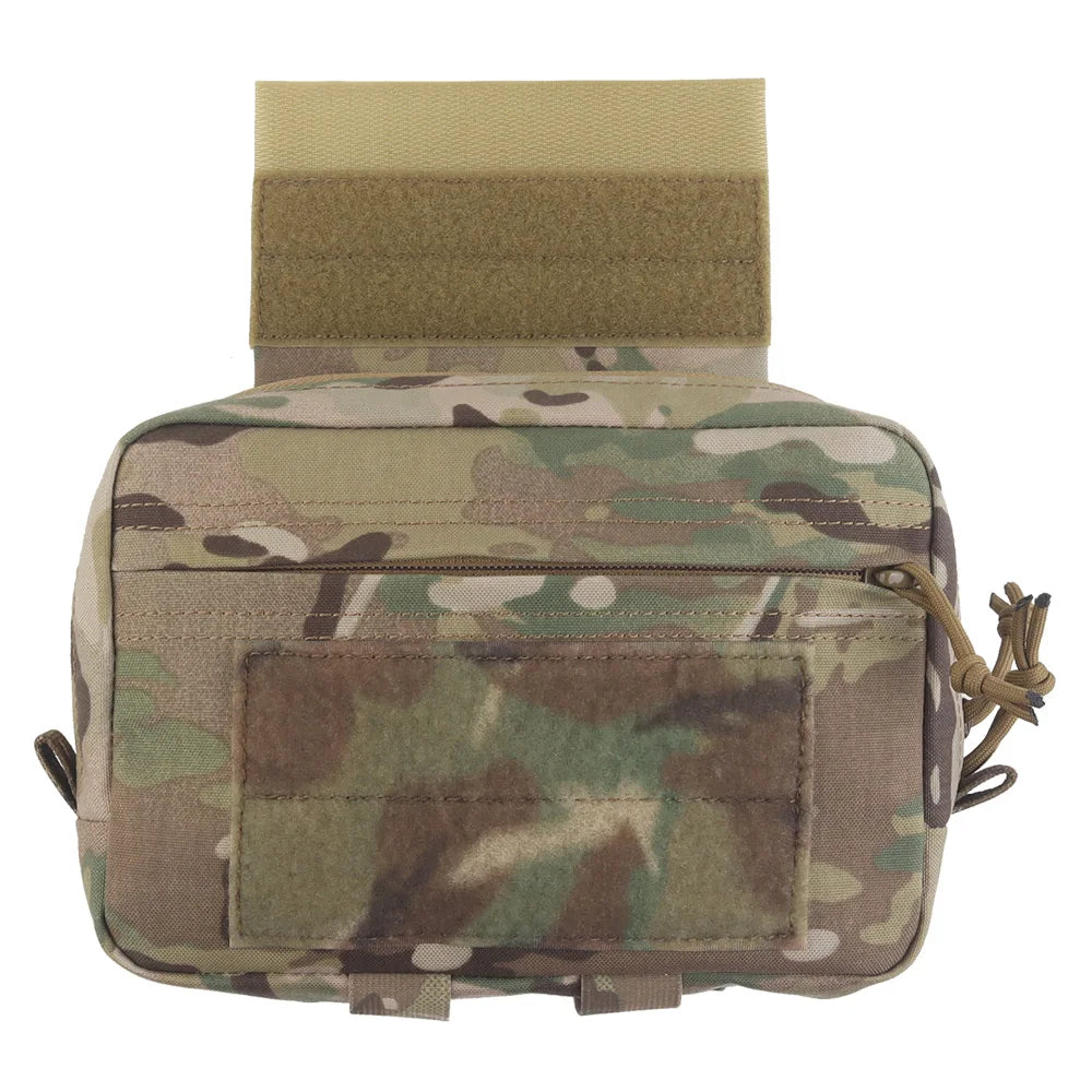 Hunting vest secondary hanging bag, back chest hanging, expansion accessory bag, multi-functional bag