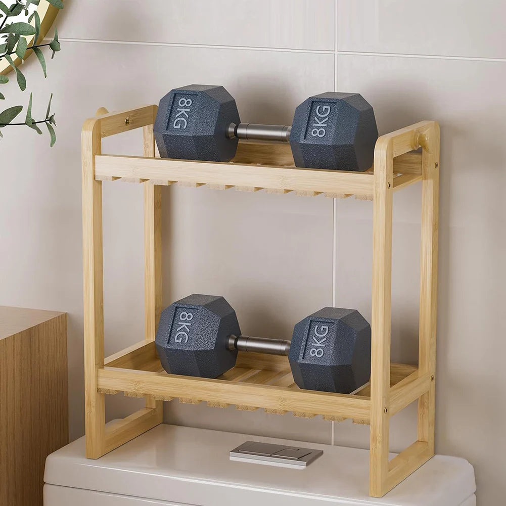 Bamboo Bathroom Organizers and Storage Shelves Over Toilet Bathroom Shelf Home Storage Rack for Small Bathroom Space Saver