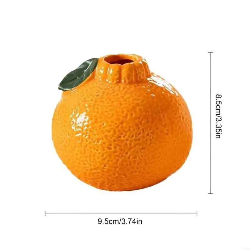 Tangerine Vases for Home Living Room Decorations Dried Flower Vases