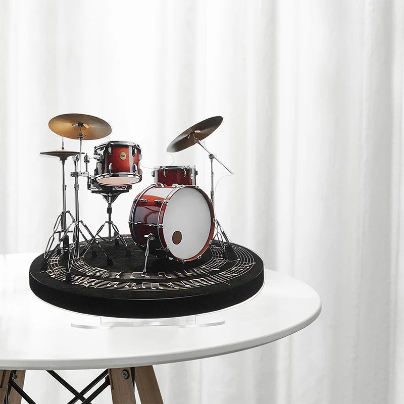 Drum Set Ornament 2D Flat Acrylic Decorations Desktop Decor For Home and Holiday
