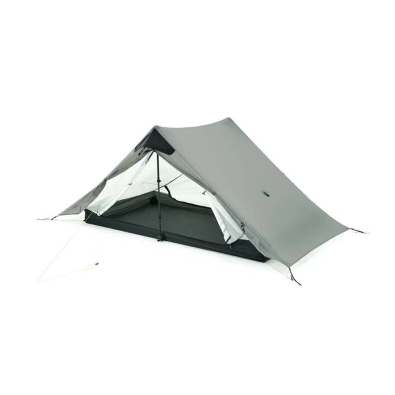 2024 New Version FLAME'S CREED LanShan 2 Person Oudoor Ultralight Camping Tent 3 Season Professional 15D Silnylon Rodless Tent