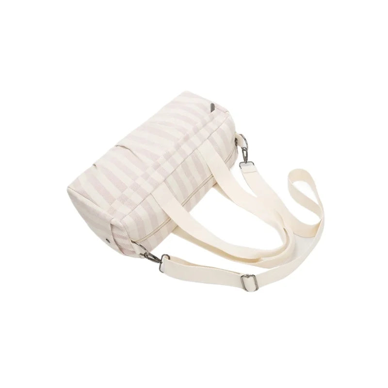 Women's Handbag Fashionable  Lightweight Women's Canvas  Bags with Checked Fabric Large Capacity for Single Shoulder Bag