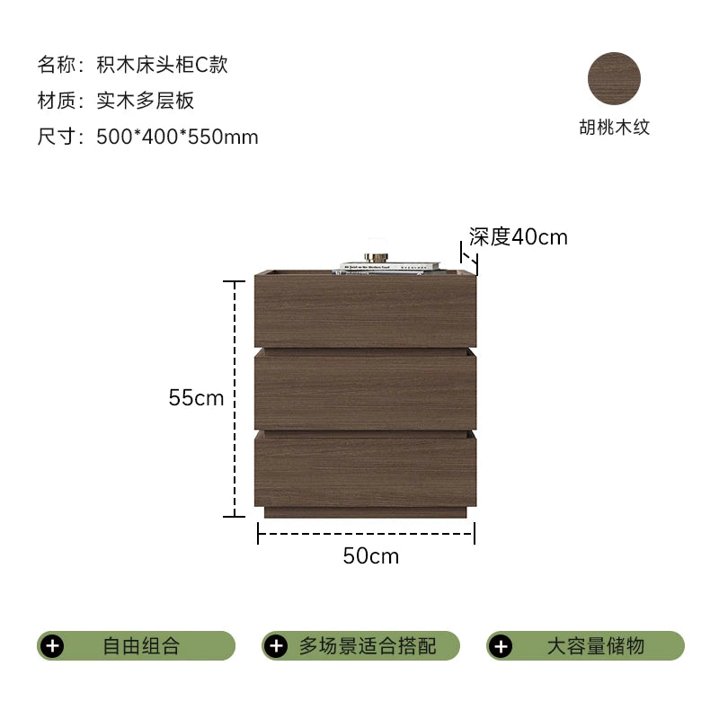 Storage Night Table Aesthetic Minimalist Modern Bedside Table Luxury Mesitas De Noche Para El Dormitorio Bedrooms Furniture