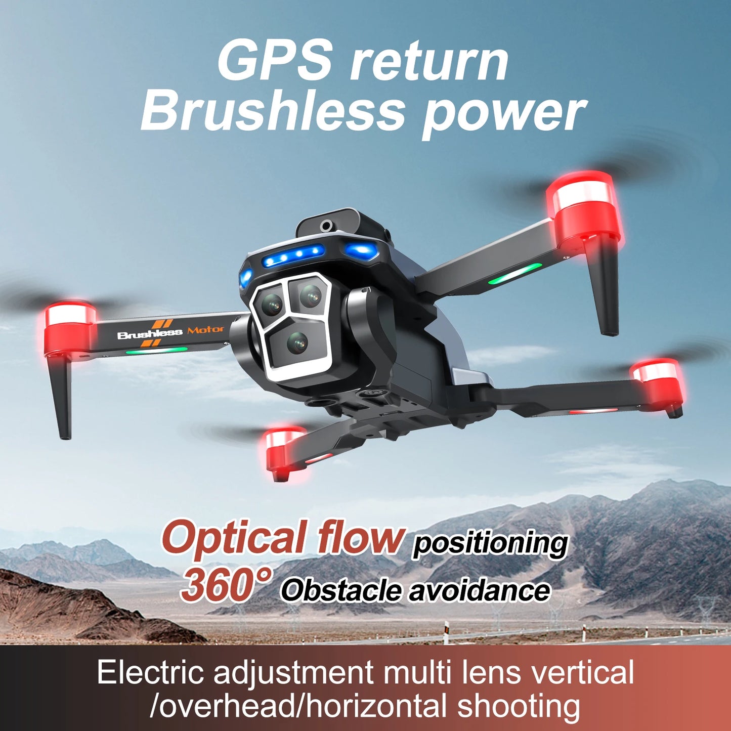 8K Drone RC Quadcopter FPV Dron with 4K Camera GPS Obstacle Avoidance Mini Foldable HD Professional Aerial Photography UAV Toys