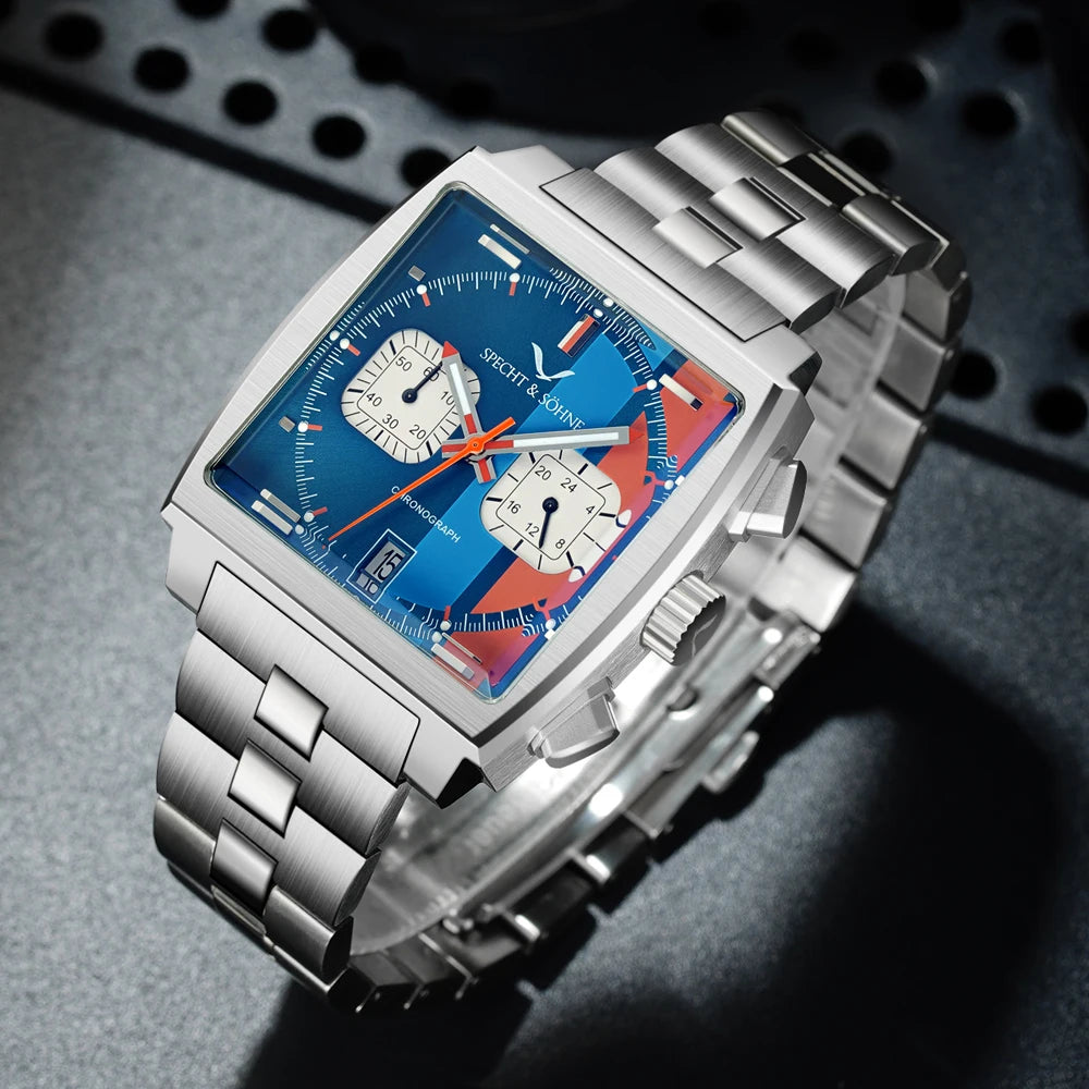 2025 New Arrivals Fashion Luxury Chronograph Sports Watch For Men Stainless Steel Waterproof Quartz Watches Relogio Masculino