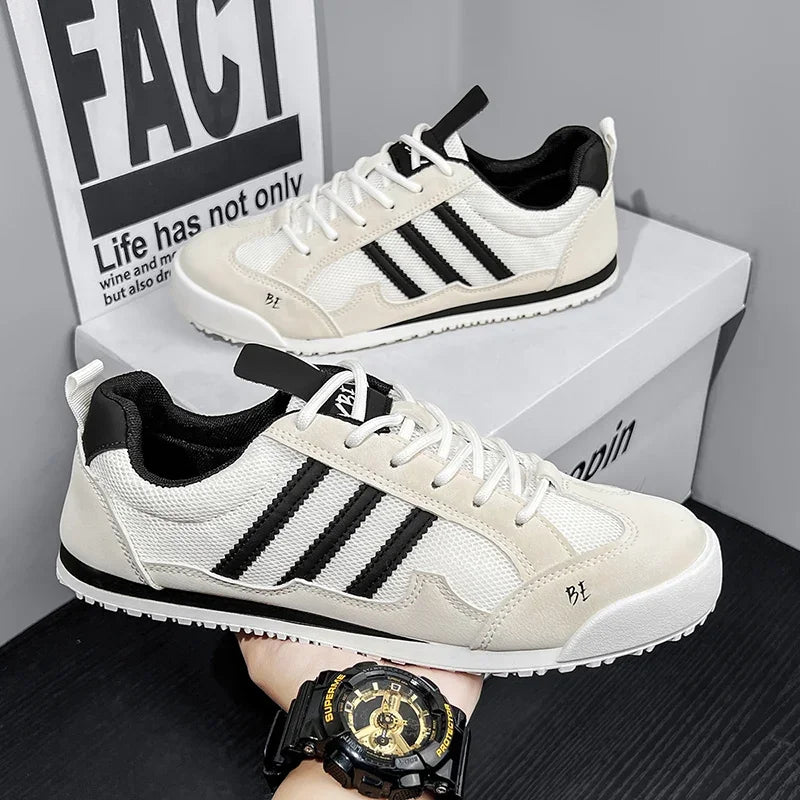 Men's Shoes Breathable Flat Shoes Outdoor Fitness Free Sports Male Shoes Comfortable Vulcanized Shoes Trend Casual Shoes for Men