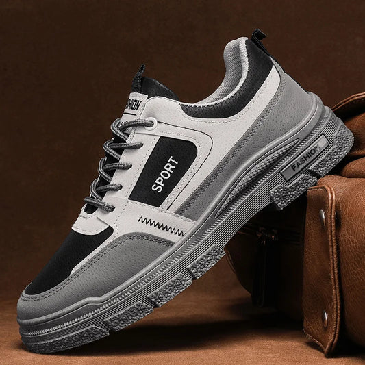 Men's shoes four season new soft-sole non-slip casual shoes outdoor walking shoes fashion student sports shoes male tooling shoe