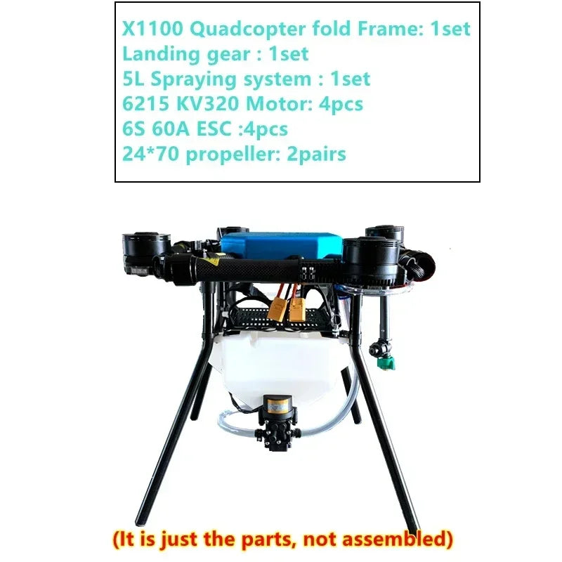 FOR  DIY 5L 5kg Agriculture Drone Pesticide spraying drone