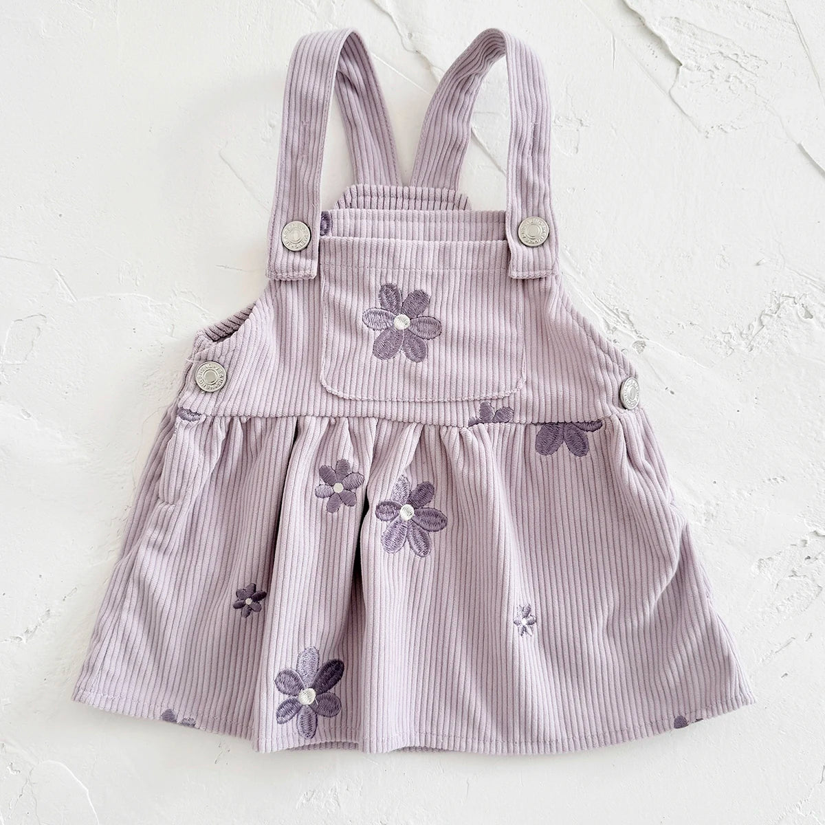 New Baby Girl Dress Infant Outfit Clothes Floral Sleeveless Overall Spring Autumn Cowboy Strap Dress Knee Length Bodysuit