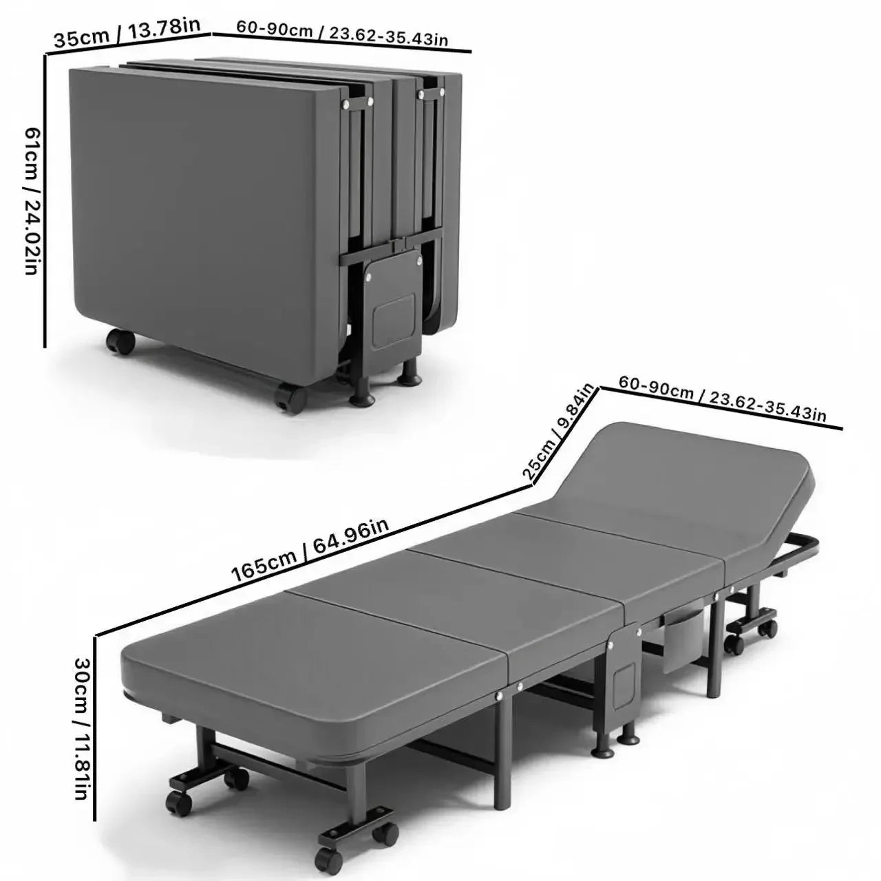 Inflatable Bed Sleeping Family Simple Folding Hospital Single Horizontal Beds Elevated Space Saving People Mueble Cama Portable