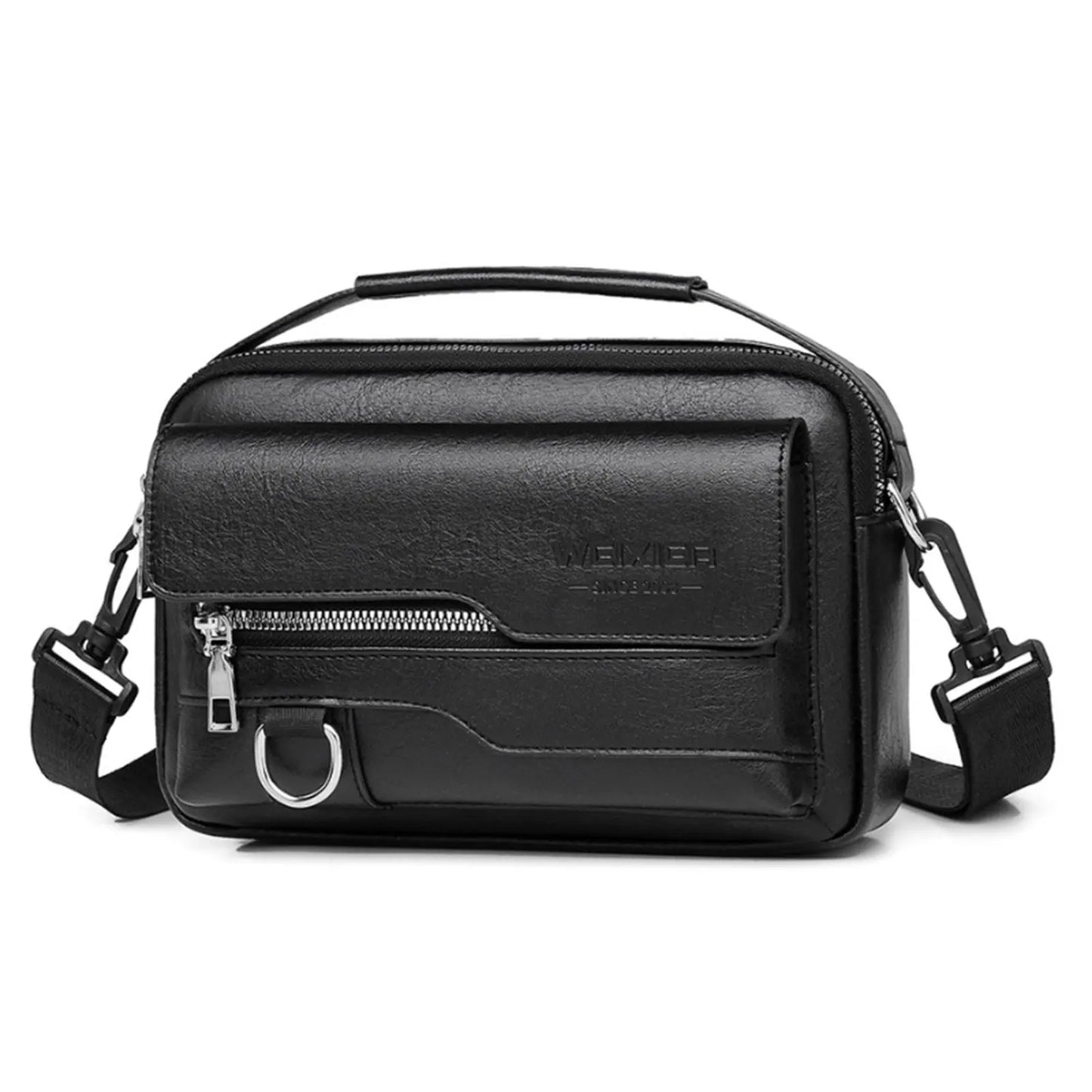 Men's Bag,Versatile Stylish Satchel Bag,PU Leather Waterproof Elegant Cross-body Satchel Bag,For Business Casual Daily Commute