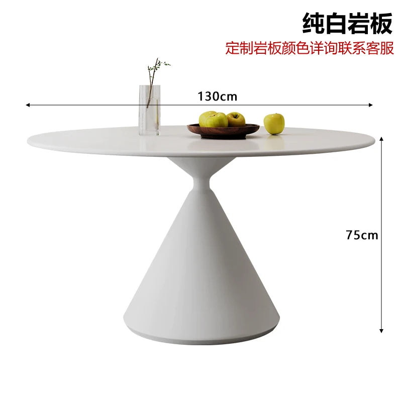 Relaxing Round Dining Tables Modern Camping Balcony Italy Dining Table Living Minimalist Juegos De Comedor Kitchen Furniture