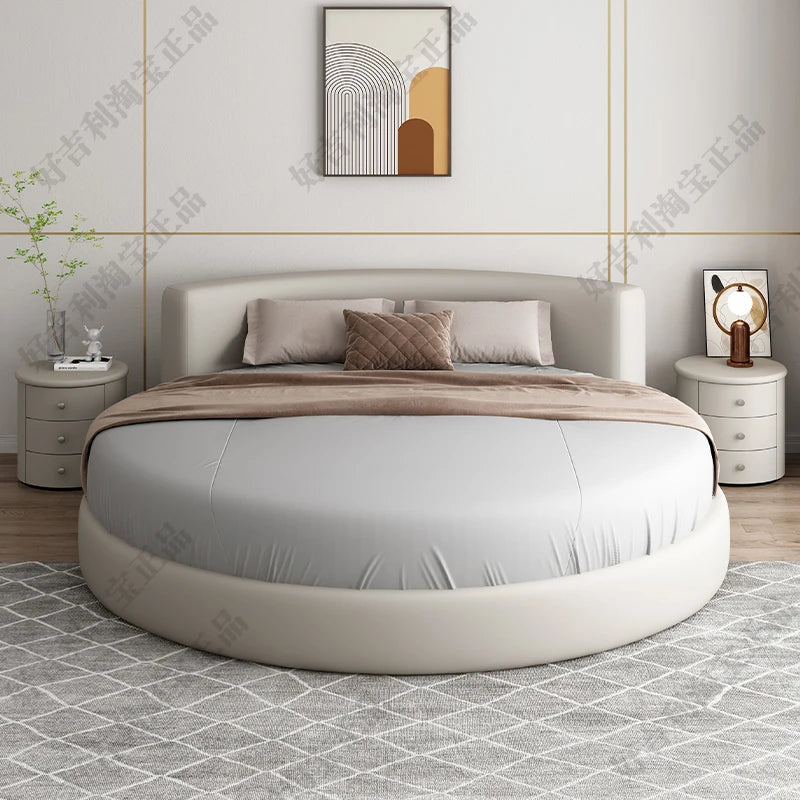 Bedroom Double Bed Queen Children Luxury Modern Castle European Bed Design Beauty Simple Sleeping Wood Cama Salon Furniture
