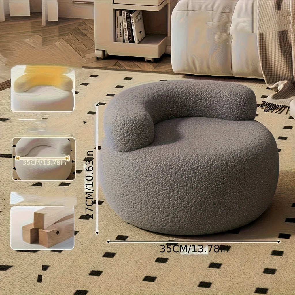 sofa stool, household cream wind stool, living room coffee table, sitting pier, pumpkin low bench, shoe changing stool, door