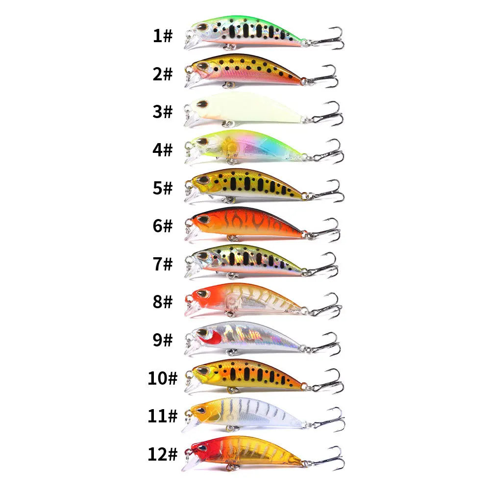 Lure Fish Bait: Micro-object Long-range Drop, Glow-in-the-water, Small Milo Tremor, Slow-sinking, Dead Flight Fake Bait