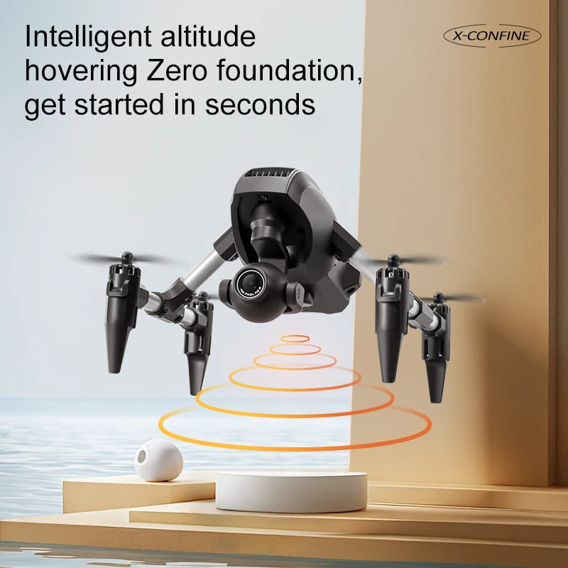 RC drone with camera 8K dual high-definition aerial photography 2.4g remote control aircraft gesture camera quadrotor aircraft