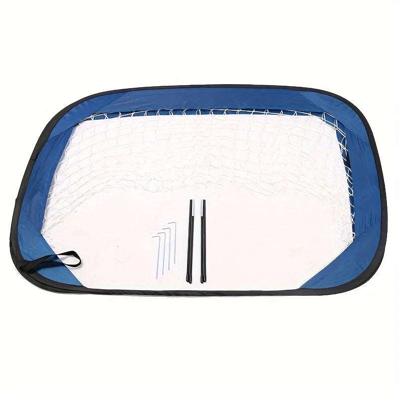 1-Set Portable Soccer Goal Indoor and Outdoor Training - Complete Beach Soccer Net and Football Training Equipment