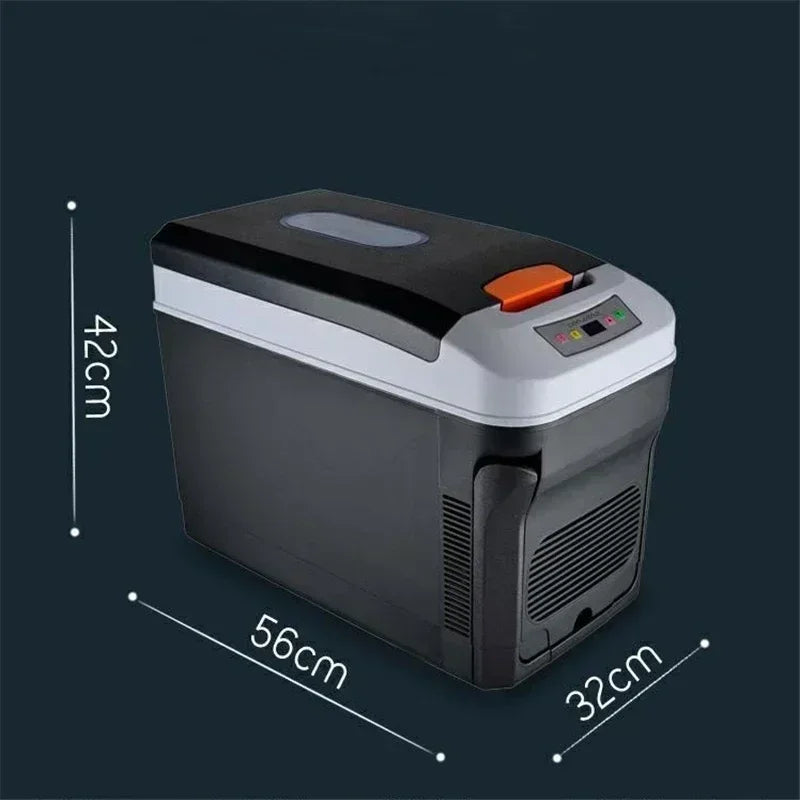 35L Mini Refrigerator Cold & Warm Dual-purpose Portable Outdoor Camping Fridges Food Drinks Cooler with LED Smart Display