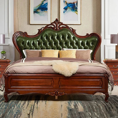 King Size Bedroom Bed European Aesthetic Storage Double Bed Modern Wood Camas De Matrimonio Dormitorio Luxury Furniture